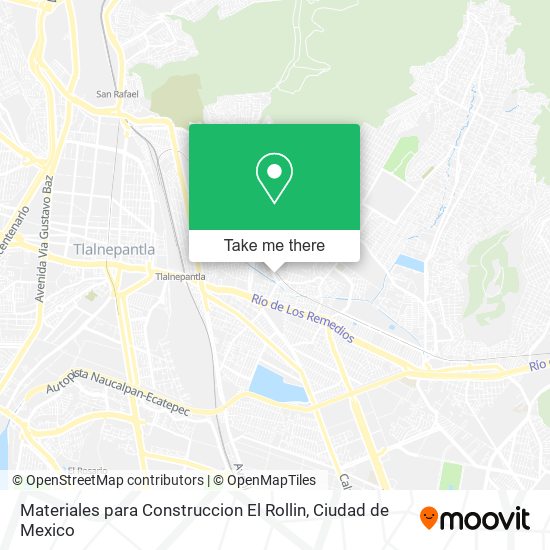 Materiales para Construccion El Rollin map