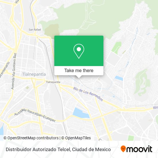 Mapa de Distribuidor Autorizado Telcel