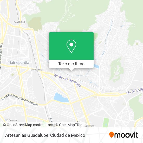 Mapa de Artesanias Guadalupe