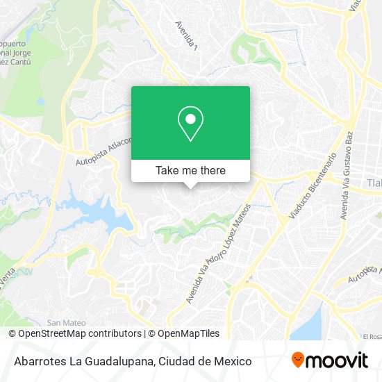 Abarrotes La Guadalupana map