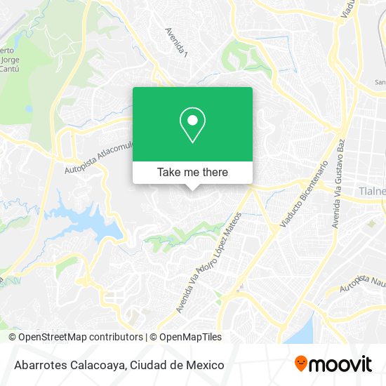 Abarrotes Calacoaya map