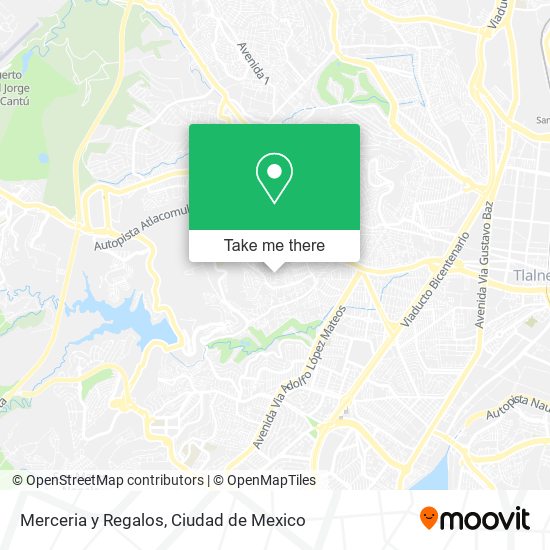 Mapa de Merceria y Regalos