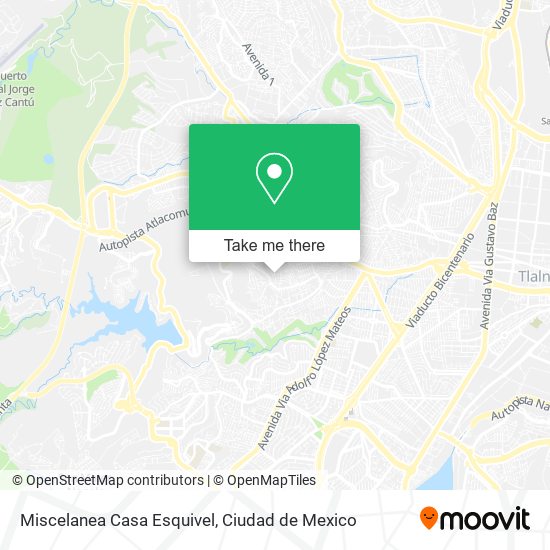 Miscelanea Casa Esquivel map