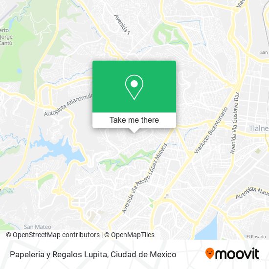 Mapa de Papeleria y Regalos Lupita