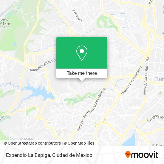 Expendio La Espiga map