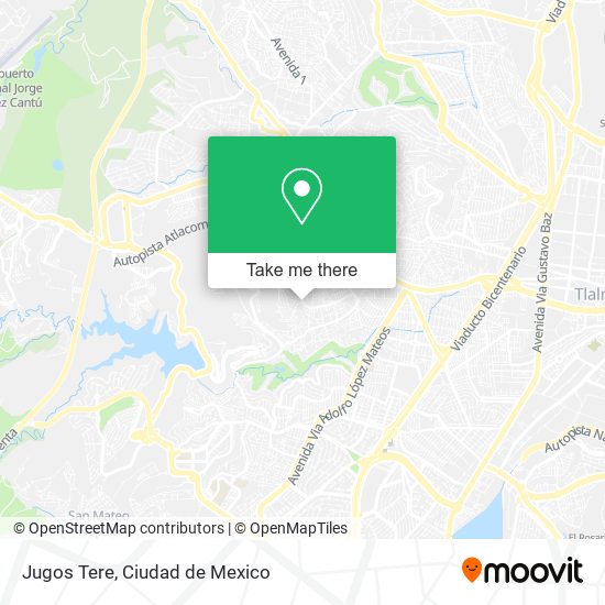 Mapa de Jugos Tere