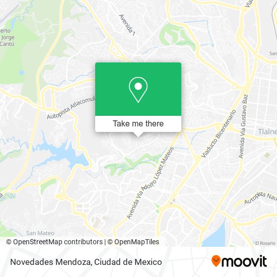 Novedades Mendoza map