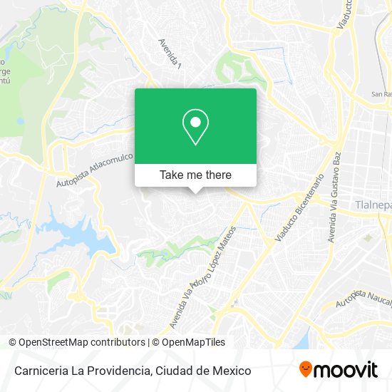 Mapa de Carniceria La Providencia