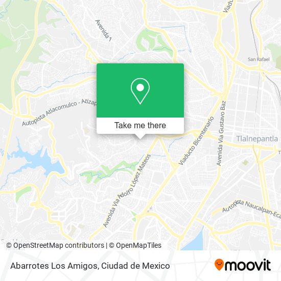 Abarrotes Los Amigos map