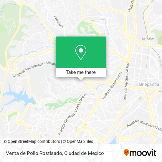 Mapa de Venta de Pollo Rostisado