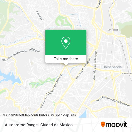 Autocromo Rangel map