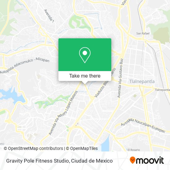 Gravity Pole Fitness Studio map