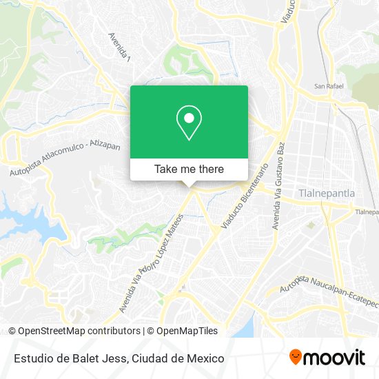 Estudio de Balet Jess map