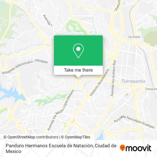 Panduro Hermanos Escuela de Natación map