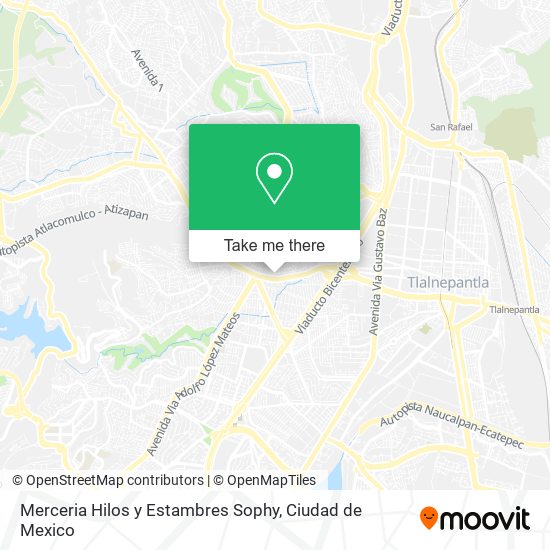 Mapa de Merceria Hilos y Estambres Sophy