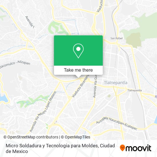 Mapa de Micro Soldadura y Tecnologia para Moldes