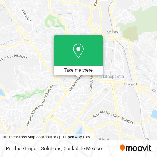 Produce Import Solutions map