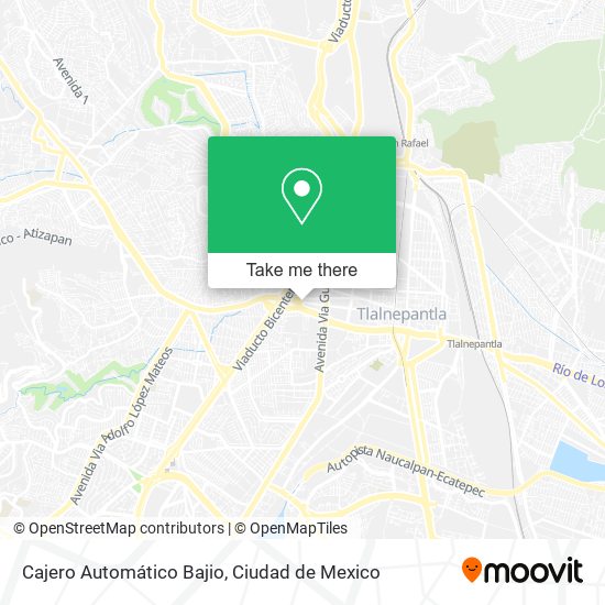 Mapa de Cajero Automático Bajio