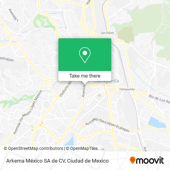 Arkema México SA de CV map
