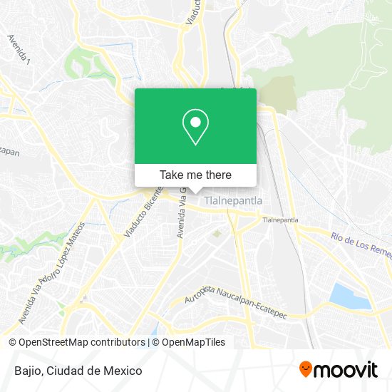 Mapa de Bajio