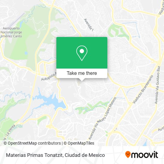 Materias Primas Tonatzit map