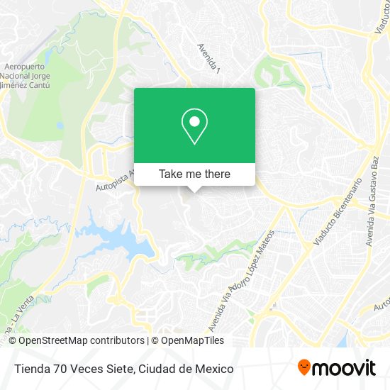 Mapa de Tienda 70 Veces Siete