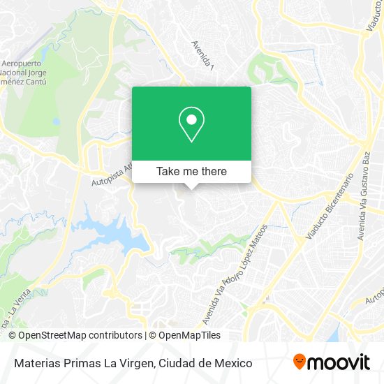 Materias Primas La Virgen map