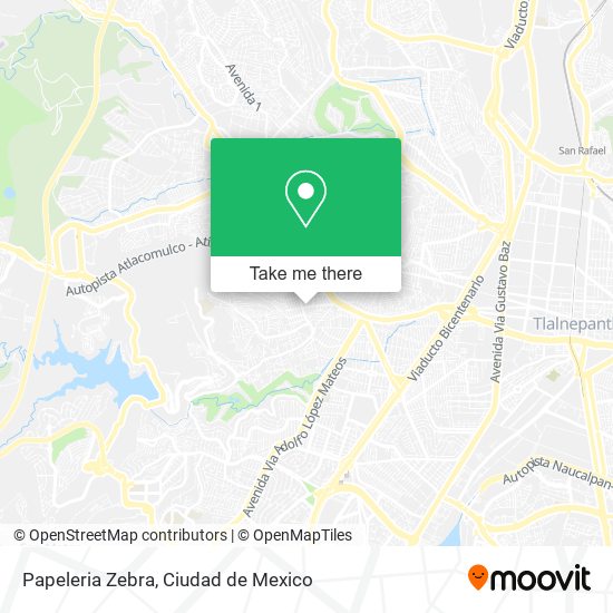 Papeleria Zebra map