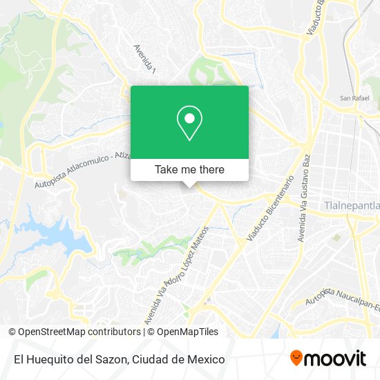 El Huequito del Sazon map