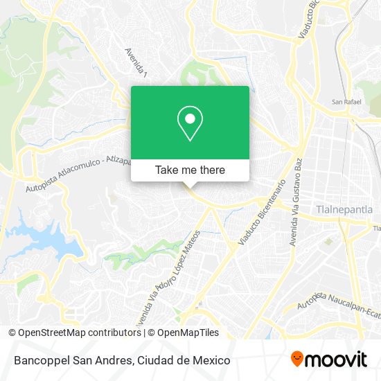 Bancoppel San Andres map