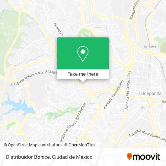Mapa de Distribuidor Bonice
