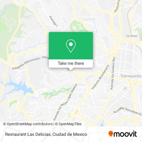 Mapa de Restaurant Las Delicias