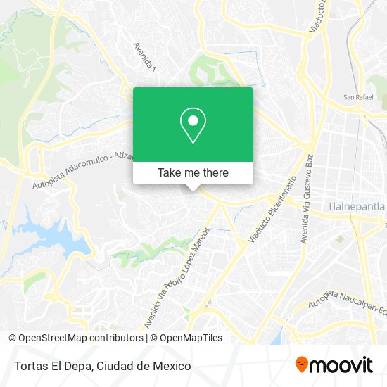 Tortas El Depa map