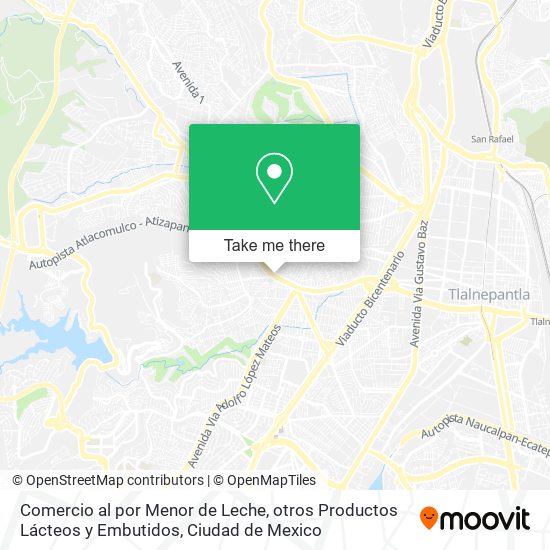 Comercio al por Menor de Leche, otros Productos Lácteos y Embutidos map