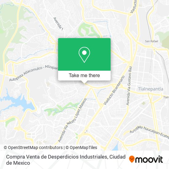 Compra Venta de Desperdicios Industriales map