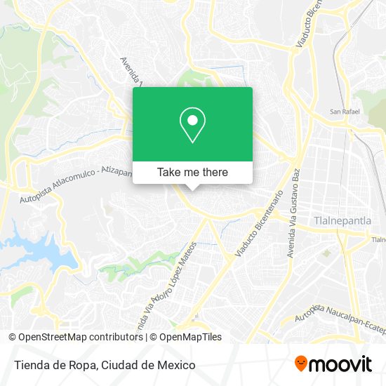 Mapa de Tienda de Ropa