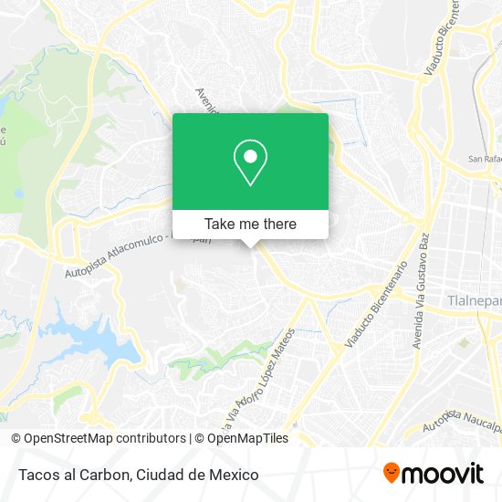 Tacos al Carbon map