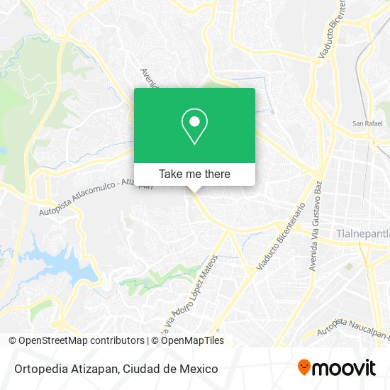 Mapa de Ortopedia Atizapan