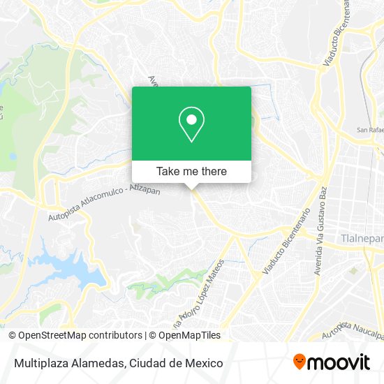 Mapa de Multiplaza Alamedas