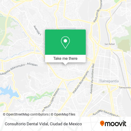 Mapa de Consultorio Dental Vidal