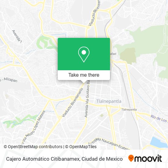 Cajero Automático Citibanamex map