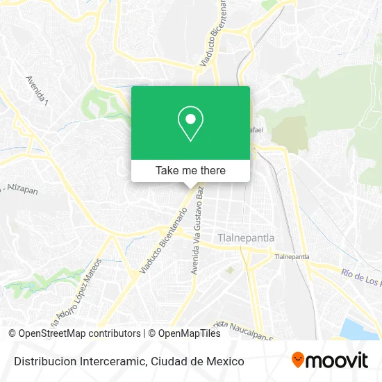 Distribucion Interceramic map