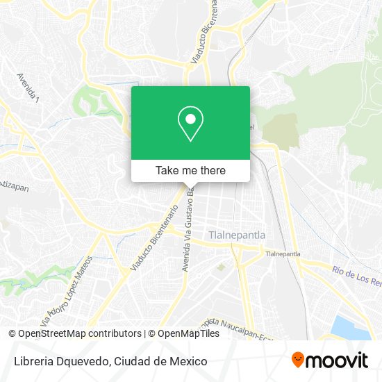 Libreria Dquevedo map