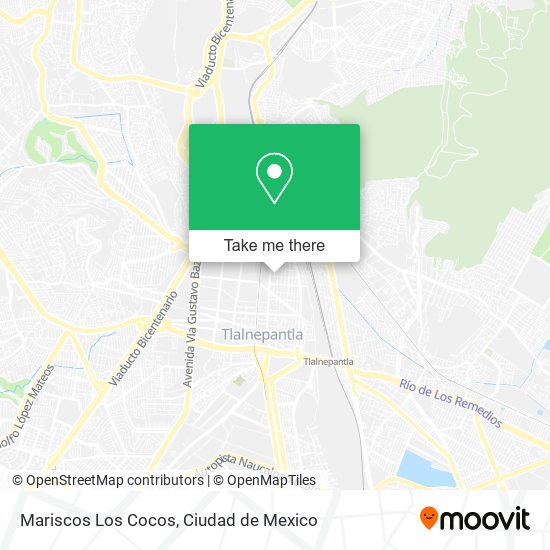 Mariscos Los Cocos map