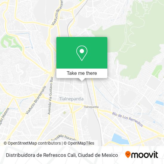 Mapa de Distribuidora de Refrescos Cali