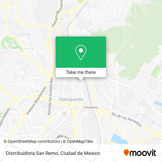Distribuidora San Remo map