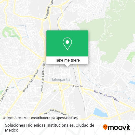 Soluciones Higienicas Institucionales map