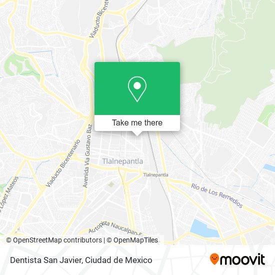Dentista San Javier map