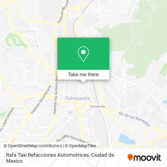 Rafa Taxi Refacciones Automotrices map
