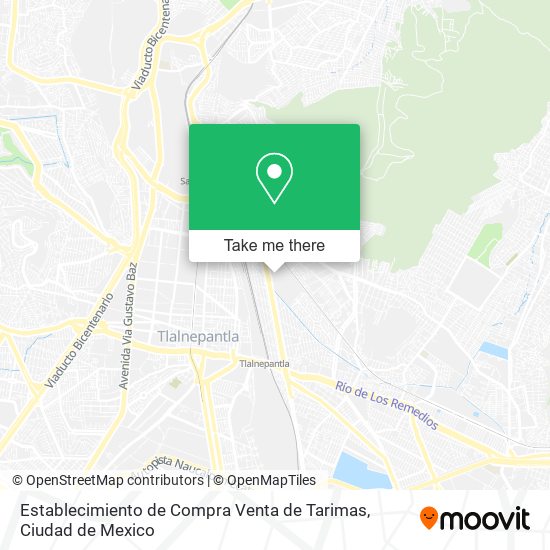 Mapa de Establecimiento de Compra Venta de Tarimas